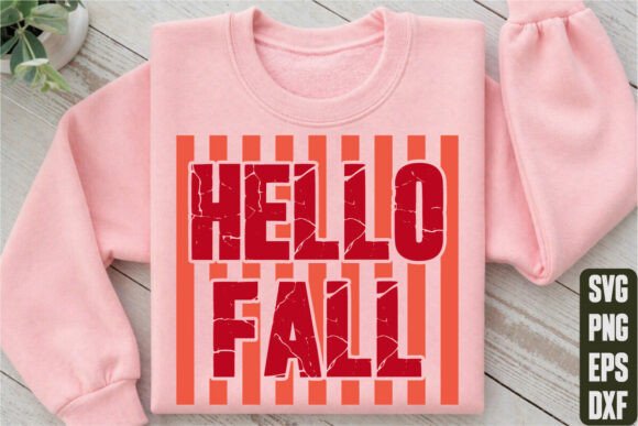 Hello Fall Graphics for T-Shirt Designs