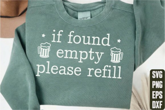 If Found Empty Please Refill Graphics
