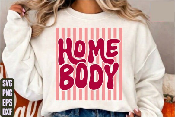 Retro Homebody Graphics for T-Shirt Designs