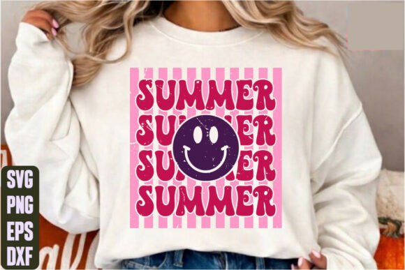 Retro Summer Graphics for T-Shirt Designs