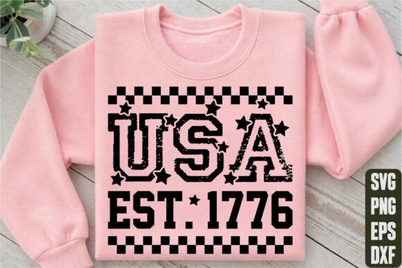USA EST. 1776 Graphics & T-Shirt Designs